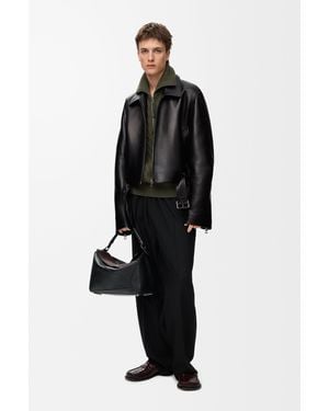 Loewe Zip-Up Sweater - Black