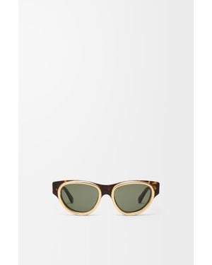 Loewe Mini Anagram Swan Sunglasses For - White