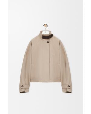 Loewe Short Parka - Natural