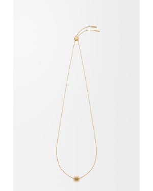 Loewe Collar Anagram Bombé Mujer - Blanco