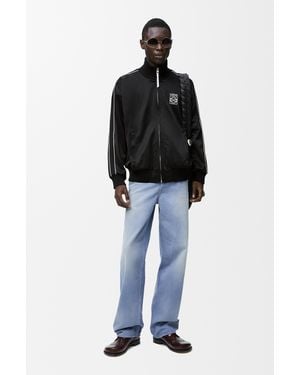 Loewe Luxury Tracksuit Jacket In Technical Jersey For - Black