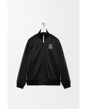 Loewe Luxury Tracksuit Jacket In Technical Jersey For - Black