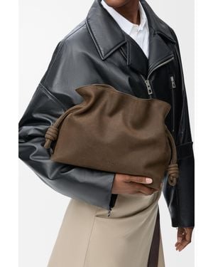 Loewe Medium Flamenco Clutch - Black