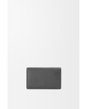 Loewe Tarjetero En Piel De Cuero Hombre - Blanco