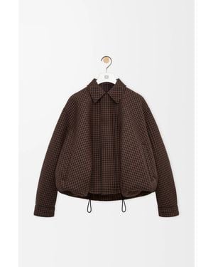 Loewe Drawstring Jacket - Brown