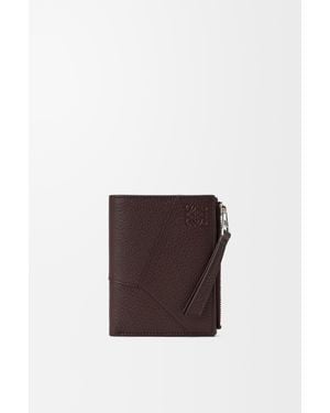 Loewe Puzzle Slim Compact Wallet - White