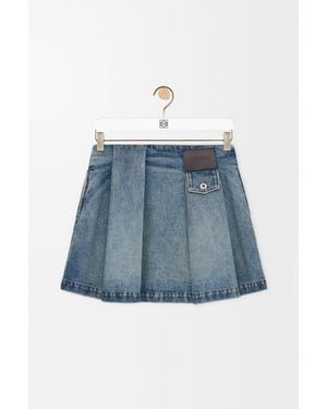 Loewe Mini Skirt - Blue