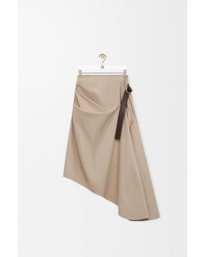 Loewe Belted Skirt - Natural