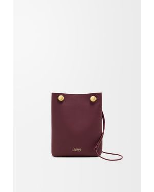 Loewe Pebble Pouch - Red