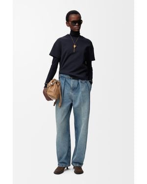 Loewe Asymmetric T-Shirt - Blue