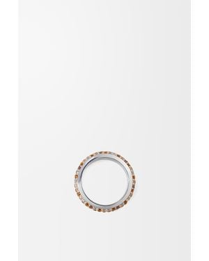 Loewe Thin Pavé Ring - White