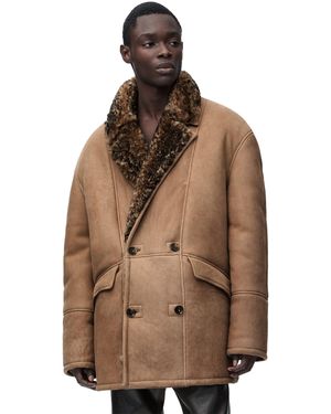 Loewe Double Breasted Jacket in Blue for Men Lyst