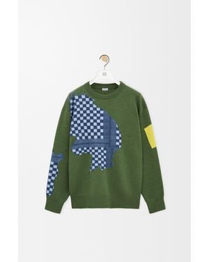 Loewe Jersey En Lanasize Hombre - Verde