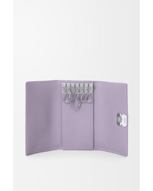 Loewe Anagram Key Case - Purple