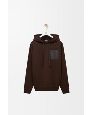 Loewe Relaxed Fit Hoodie - Red