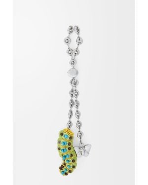 Loewe Caterpillar Chain Charm For - White