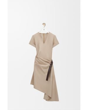 Loewe Belted Dress - Natural