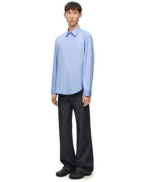 Loewe Shirt In Cotton - Blue