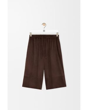 Loewe Drawstring Shorts - Brown
