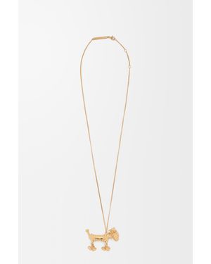 Loewe Sausage Dog Necklace For - White