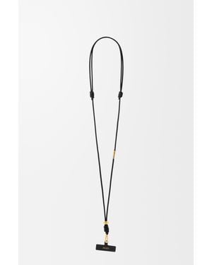 Loewe Crossbody Phone Strap - Black