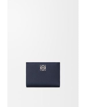 Loewe Anagram Compact Wallet - Blue