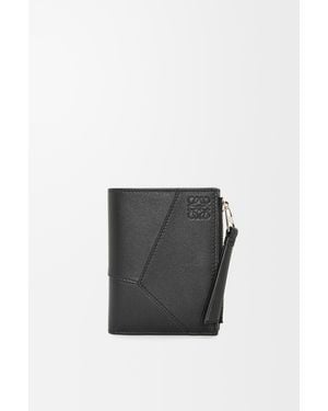 Loewe Puzzle Slim Compact Wallet - Black