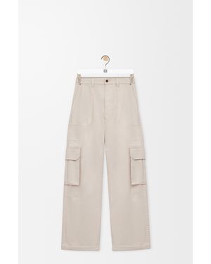 Loewe Cargo Trousers - White