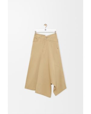 Loewe Asymmetric Skirt - Natural