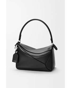Loewe Medium Puzzle Featherlight Bag - Black