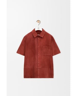 Loewe Short Sleeve Shirt - Red