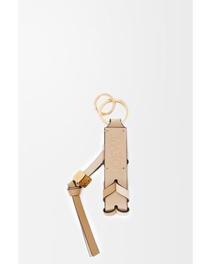 Loewe Braided Strap Keyring - Metallic