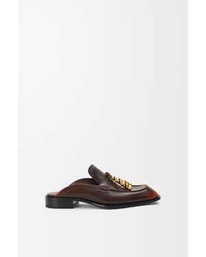 Loewe "Edge" Mule Loafers - White
