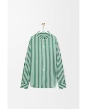 Loewe Camisa En Algodónsize Hombre - Verde