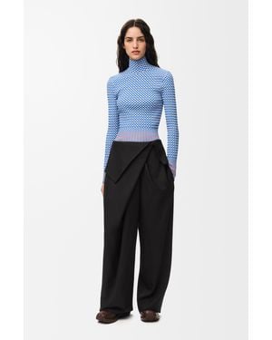 Loewe Draped Pants - Blue