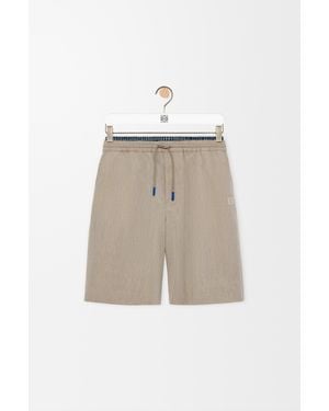 Loewe Drawstring Shorts - Natural