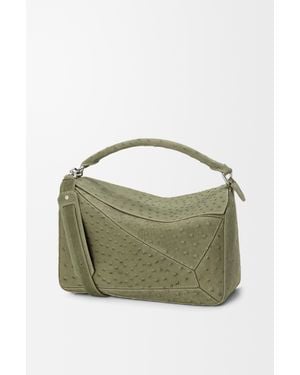 Loewe Large Puzzle Bag - Green