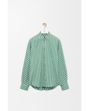 Loewe Camisa En Algodón Mujer - Verde