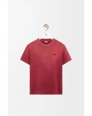 Loewe Regular Fit T-Shirt - Red