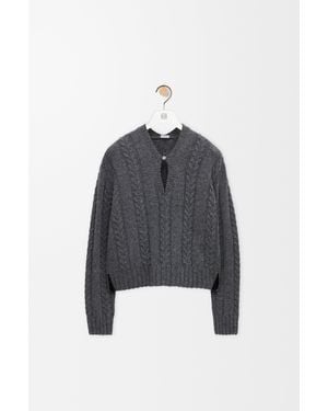 Loewe Jersey En Lana Mujer - Azul