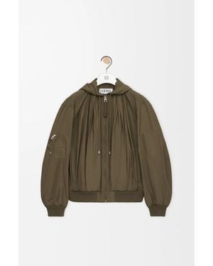 Loewe Hooded Jacket - Green