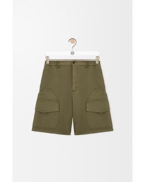 Loewe Cargo Shorts - Green