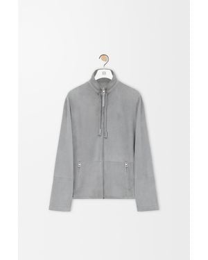 Loewe Zip-Up Jacket - Grey