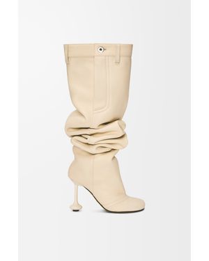 Loewe Bota Toy Panta En Piel Napa De Cordero Mujer - Blanco