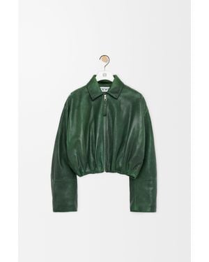 Loewe Draped Jacket - Green