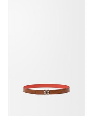 Loewe Reversible Anagram Bombé Belt - White