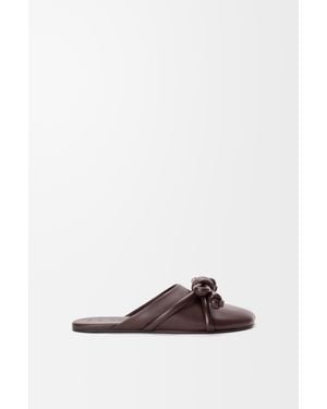 Loewe Flamenco Knot Mule - White