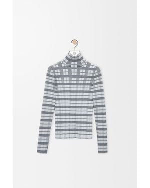 Loewe Top En Mezcla De Viscosa Mujer - Blanco