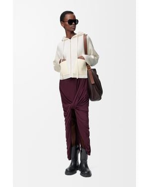 Loewe Zip-Up Hoodie - Red