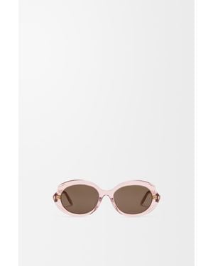 Loewe Mini Oval Slim Sunglasses For - Multicolour